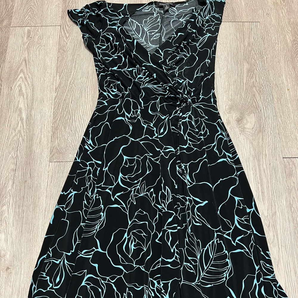 Beautiful Black and Blue Dress